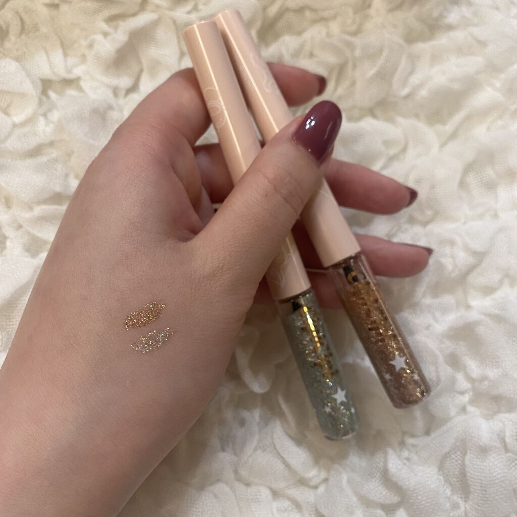 グリッター イルミネーションライナー R/CipiCipi/リキッドアイライナーを使ったクチコミ（2枚目）