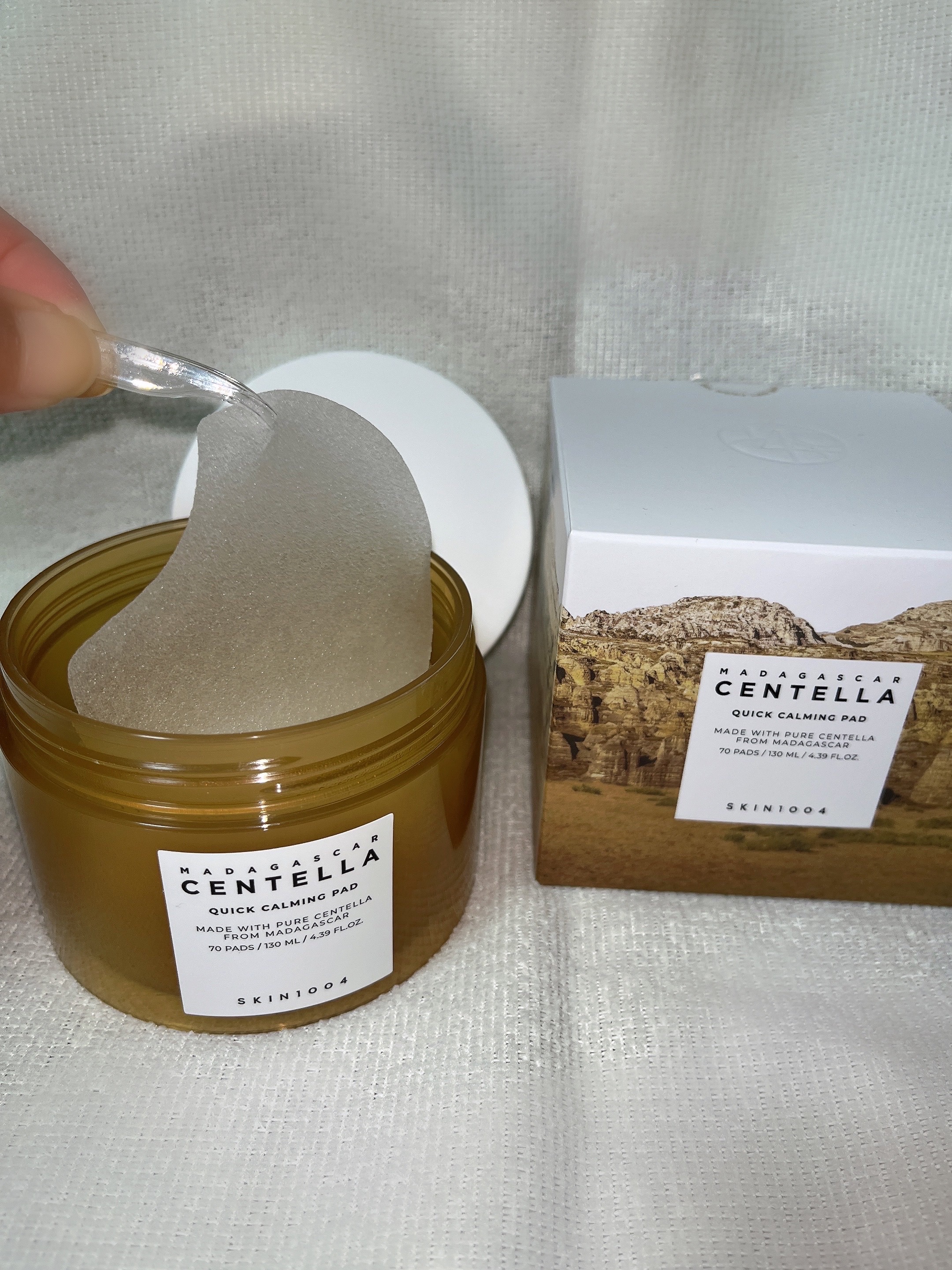 センテラ クイックカーミングパッド/SKIN1004/トナーパッドを使ったクチコミ（1枚目）