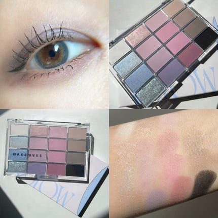ソフトブラーリングアイパレット/wakemake/アイシャドウパレットを使ったクチコミ(1枚目)