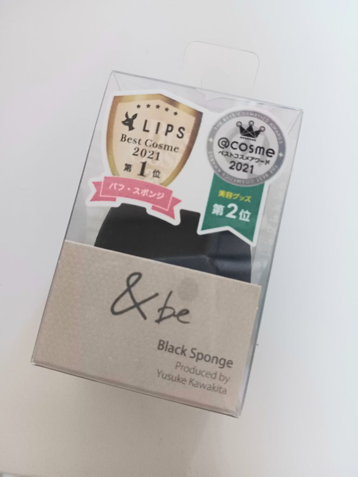 &be ブラックスポンジ/＆be/パフ・スポンジを使ったクチコミ（1枚目）
