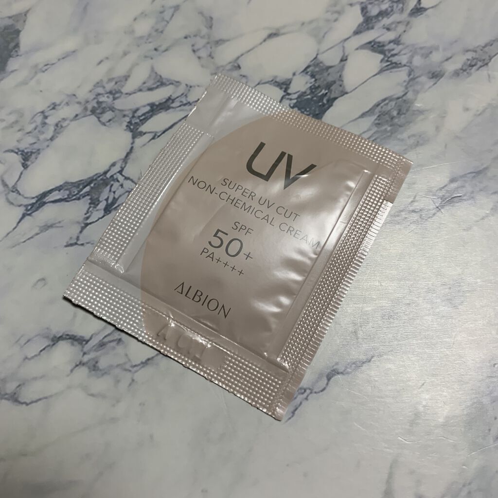 スーパー UV カット ノンケミカル クリーム/ALBION/日焼け止めクリームを使ったクチコミ（1枚目）