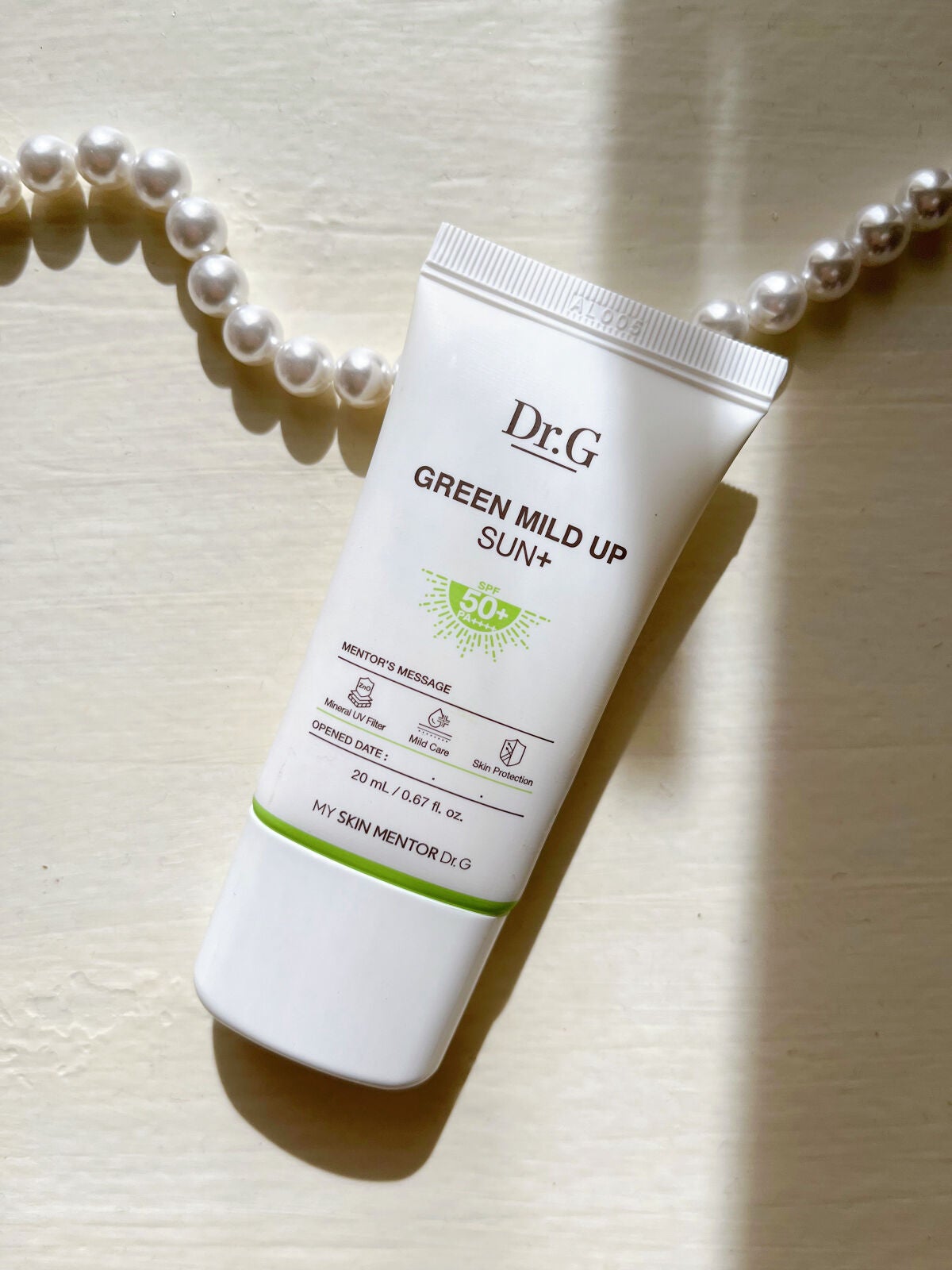 グリーンマイルドアップサンプラス/Dr.G/日焼け止めクリームを使ったクチコミ(1枚目)