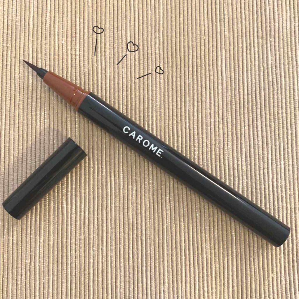 ウォータープルーフ リキッドアイライナー/CAROME./リキッドアイライナーを使ったクチコミ(3枚目)