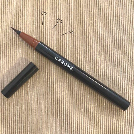 ウォータープルーフ リキッドアイライナー/CAROME./リキッドアイライナーを使ったクチコミ(3枚目)