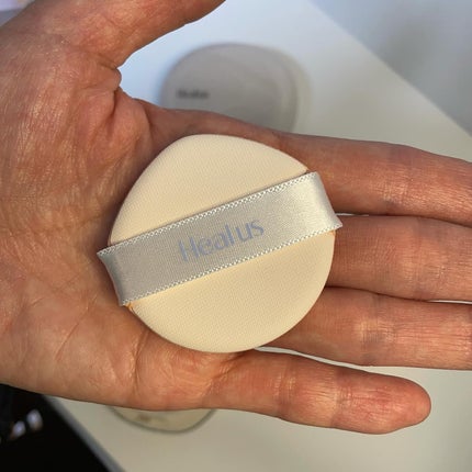 ブリージンググロークッション/Healus/クッションファンデーションを使ったクチコミ(4枚目)