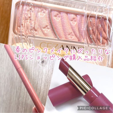 

LIPSショッピング購入品で
春のピンクメイク🍓


アイシャドウ
CEZANNE　トーンアップアイシャドウ
ベリーブラウン

アイライン
ettusais　アイエディション　
ジェルライナー
02