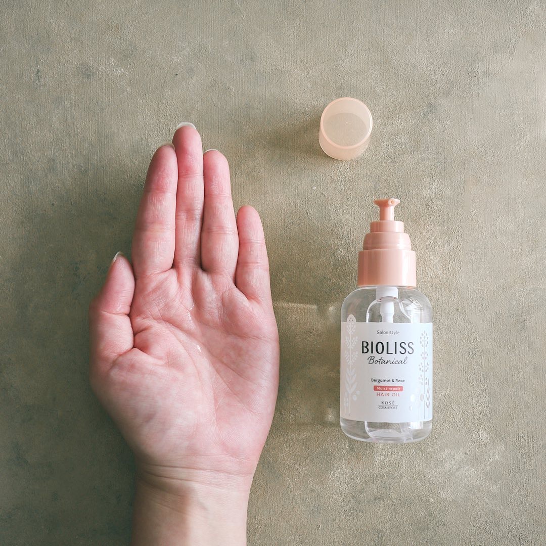 ボタニカル モイスト リペア ヘアオイル/SSビオリス/ヘアオイルを使ったクチコミ（3枚目）