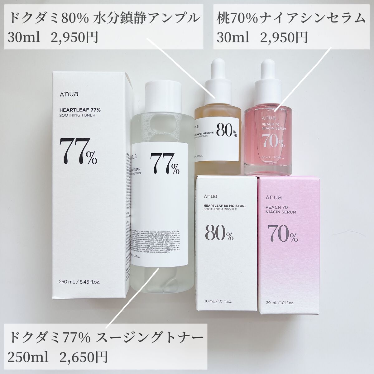 ドクダミ80％スージングアンプル/Anua/美容液を使ったクチコミ（2枚目）