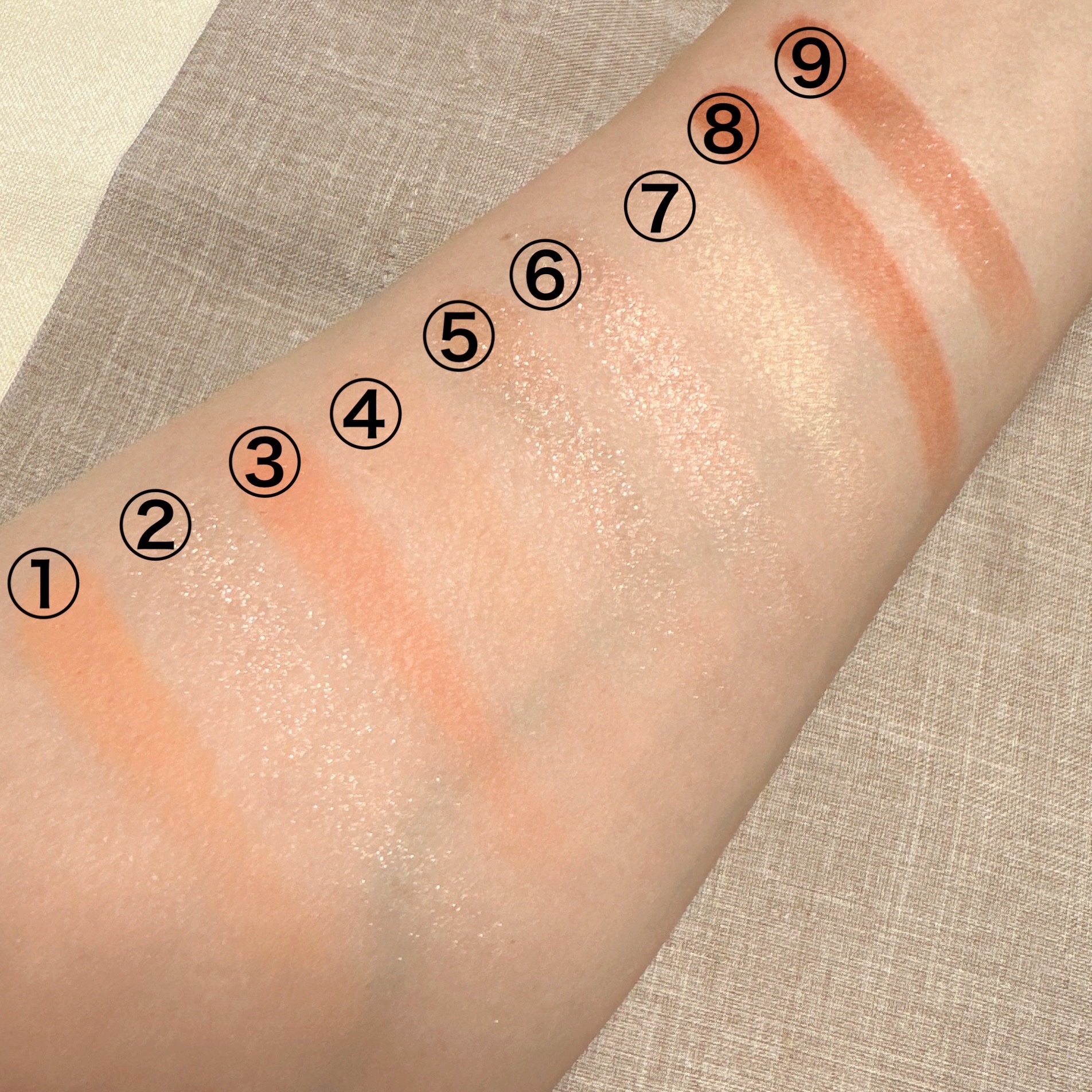 アイシャドウパレット 04 コーラルピンク/Kirei&co./アイシャドウパレットを使ったクチコミ（3枚目）