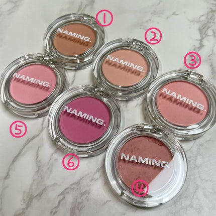 ネーミング フラッフィーパウダーブラッシュ/NAMING./パウダーチークを使ったクチコミ(5枚目)