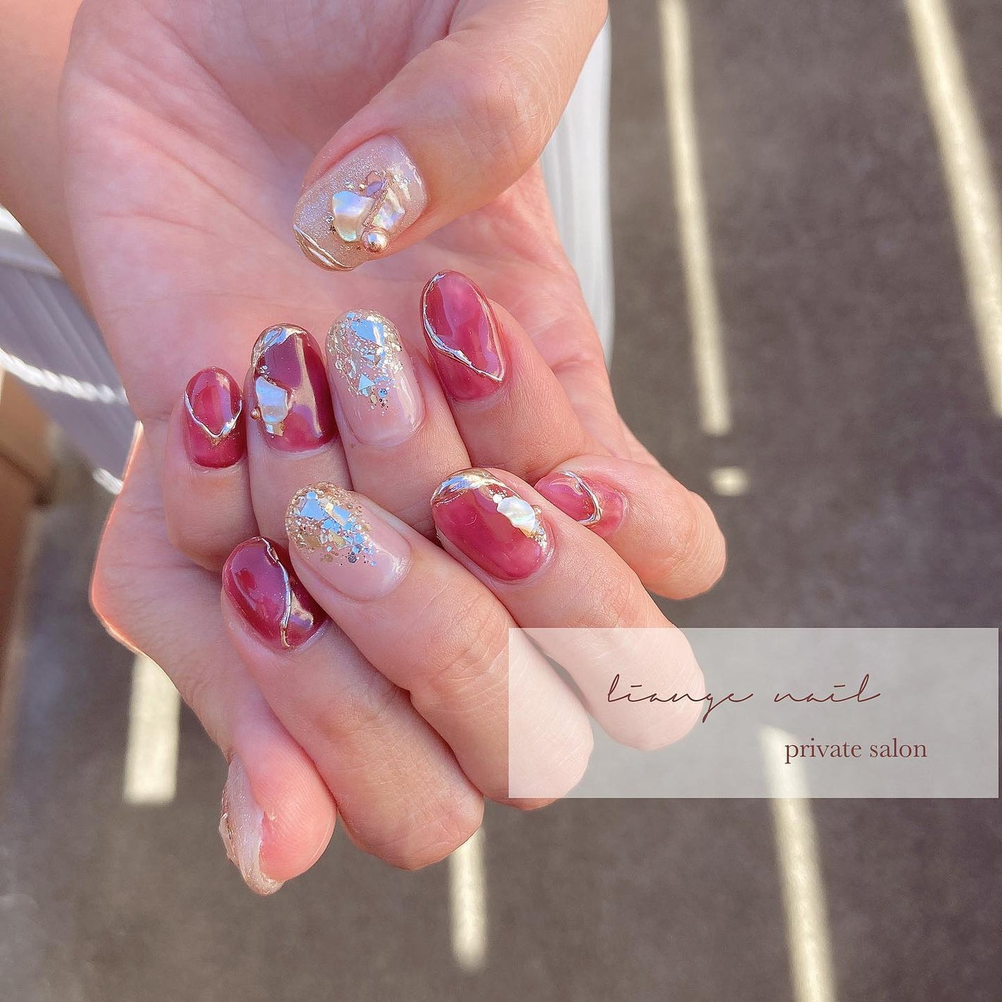 Yuki on LIPS 「.nuancenail🌿..使用item↓@rusele__▫..」(1枚目)