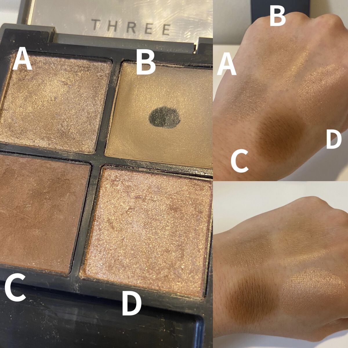 ディメンショナルビジョンアイパレット 09 MY INNER LIFE/THREE/アイシャドウパレットを使ったクチコミ（2枚目）