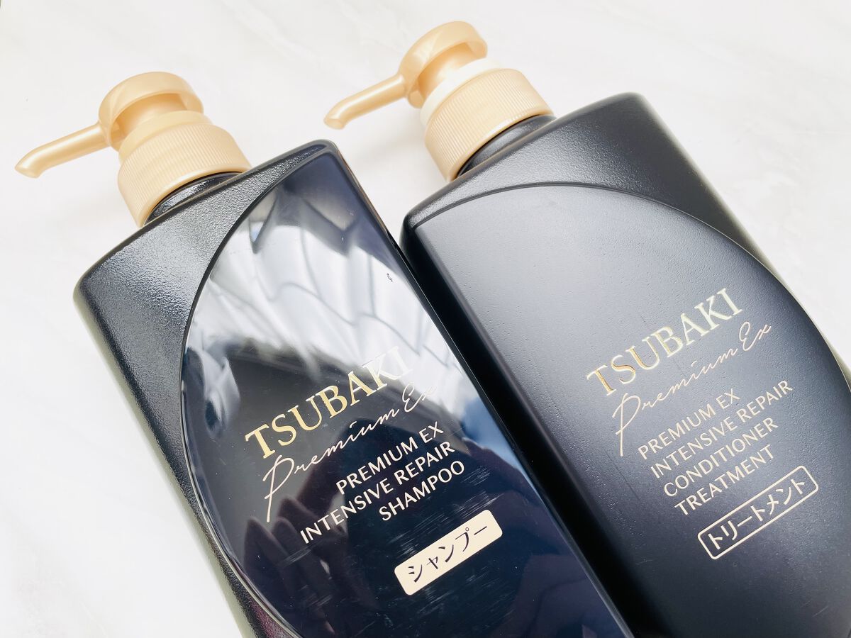 プレミアムＥＸ インテンシブリペア ＜シャンプー＞／コンディショナー＜ヘアトリートメント＞  コンディショナー（つめかえ用）330ml/TSUBAKI/市販シャンプーを使ったクチコミ（1枚目）