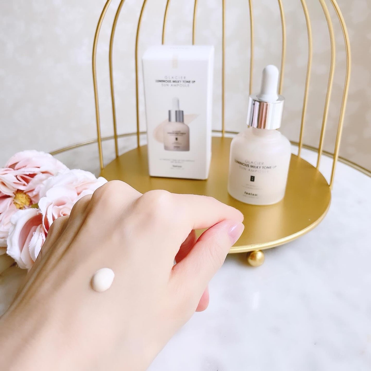 ピルソ ルミナスミルキートーンアップサンアンプル/feelxo/美容液を使ったクチコミ(3枚目)