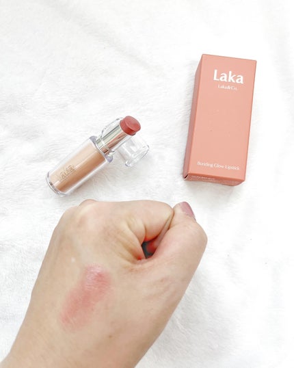 ボンディンググロウリップスティック/Laka/口紅を使ったクチコミ(3枚目)