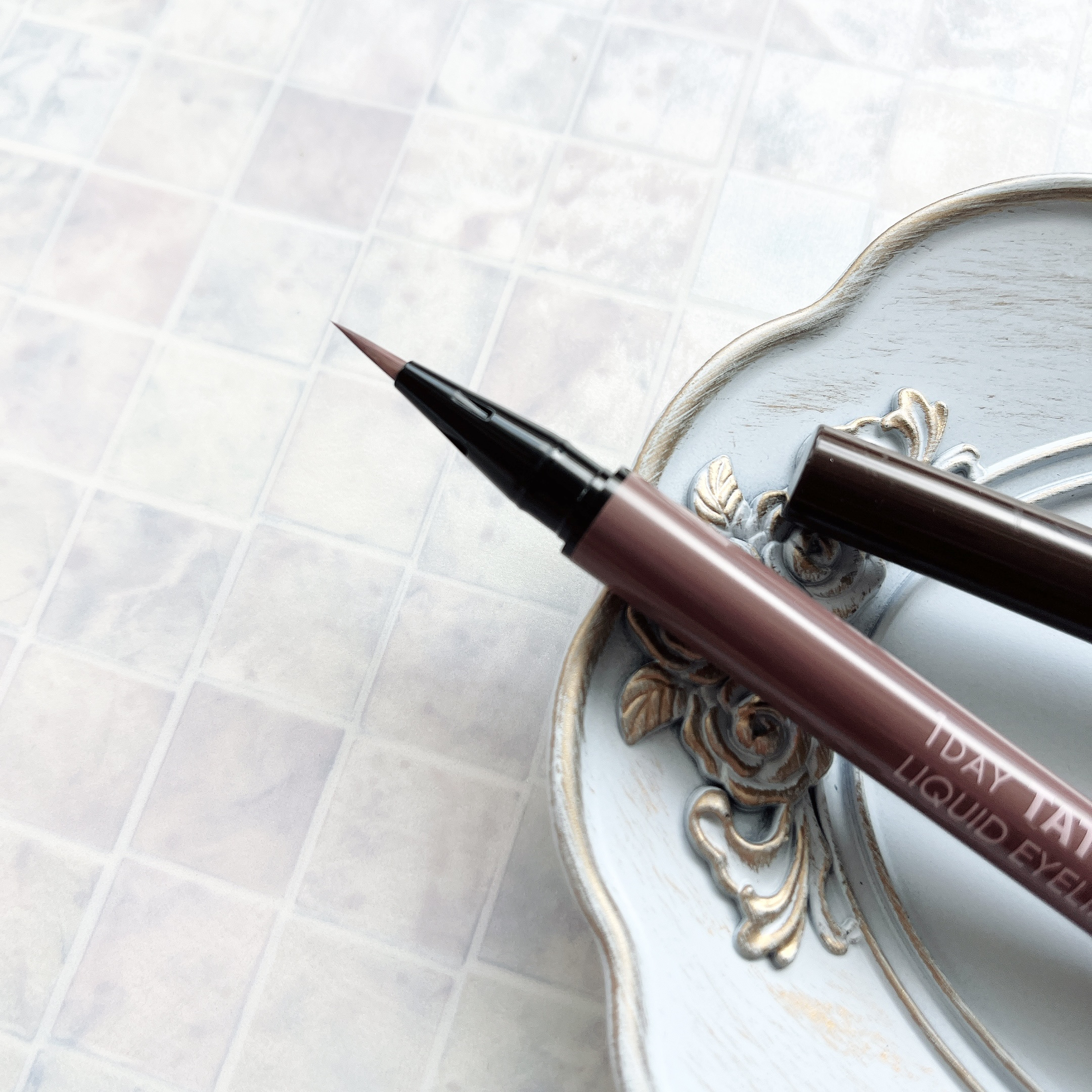 1DAY TATTOO リキッドアイライナー/K-パレット/リキッドアイライナーを使ったクチコミ（2枚目）