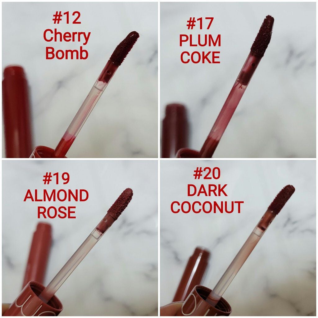 ジューシーラスティングティント/rom&nd/リップティントを使ったクチコミ(2枚目)