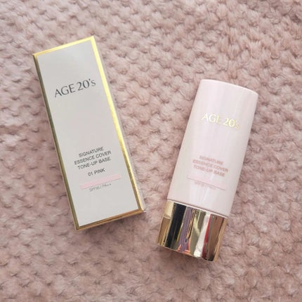 シグネチャーエッセンスカバー トーンアップベース 01 PINK/AGE20’s/化粧下地の画像