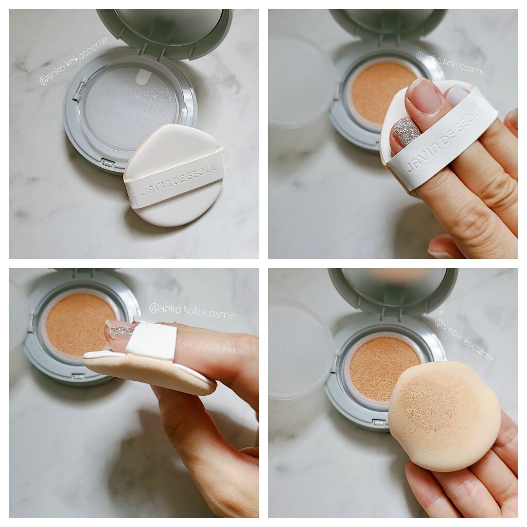 Hugging Skin Cushion/Javin De Seoul/クッションファンデーションを使ったクチコミ（3枚目）