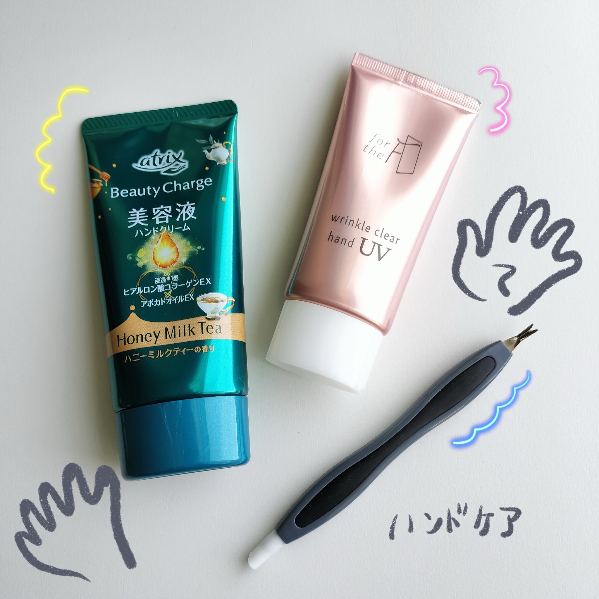 フォーザエフ 薬用 リンクルクリア ハンド UV /ナリスアップ/ハンドクリームを使ったクチコミ（1枚目）