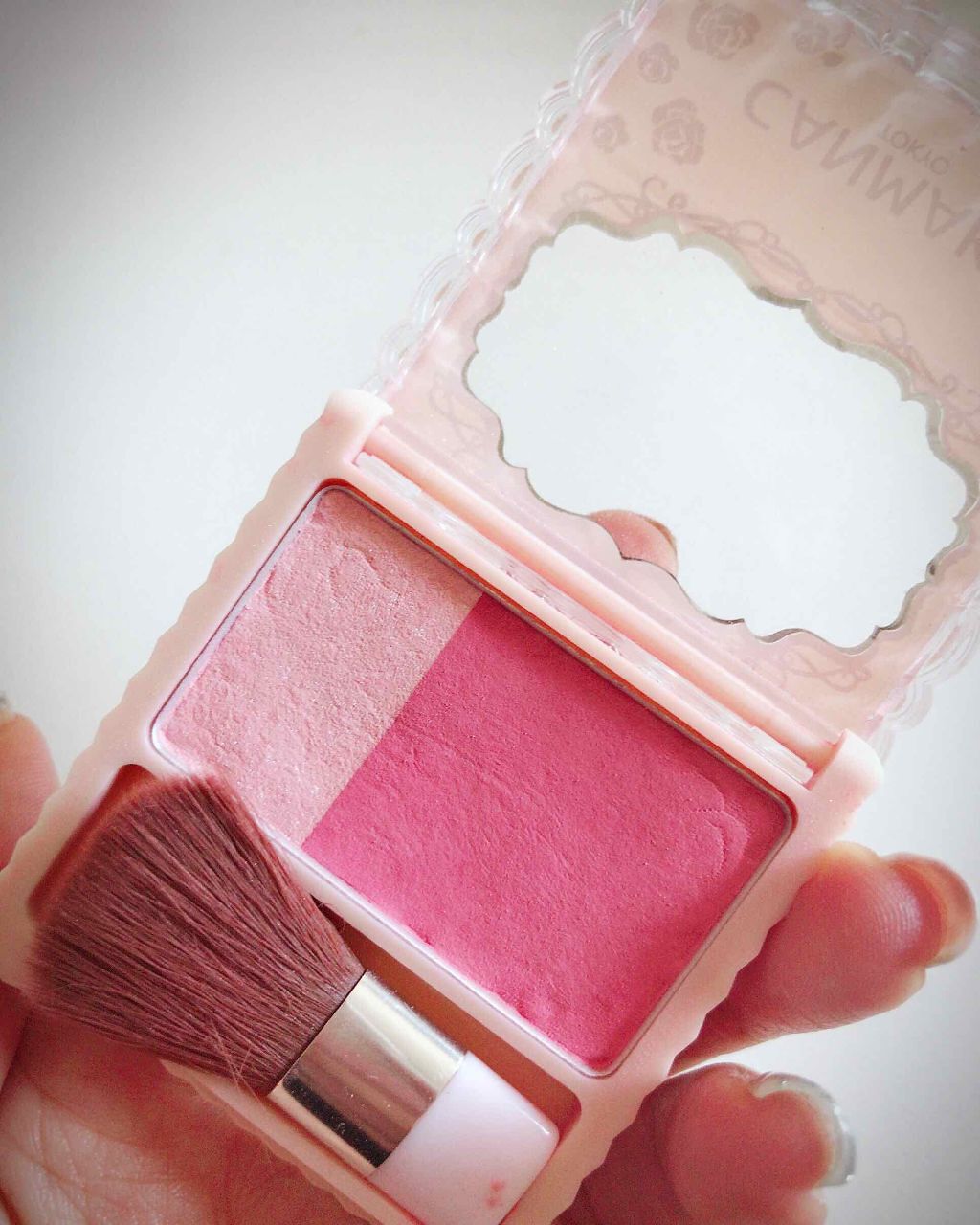 マット＆クリスタルチークス/キャンメイク/パウダーチークを使ったクチコミ（2枚目）