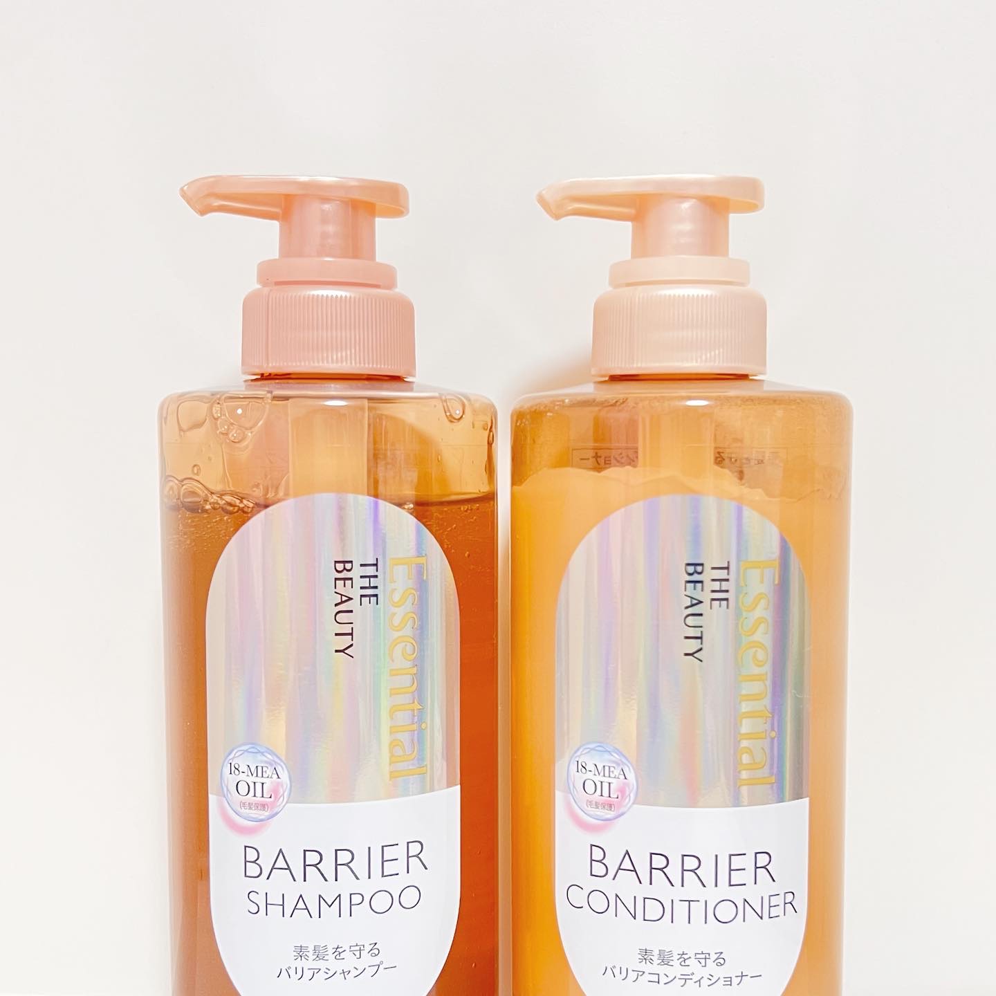 ザビューティ 髪のキメ美容素髪を守る バリアシャンプー/コンディショナー/エッセンシャル/シャンプー・コンディショナーを使ったクチコミ（1枚目）