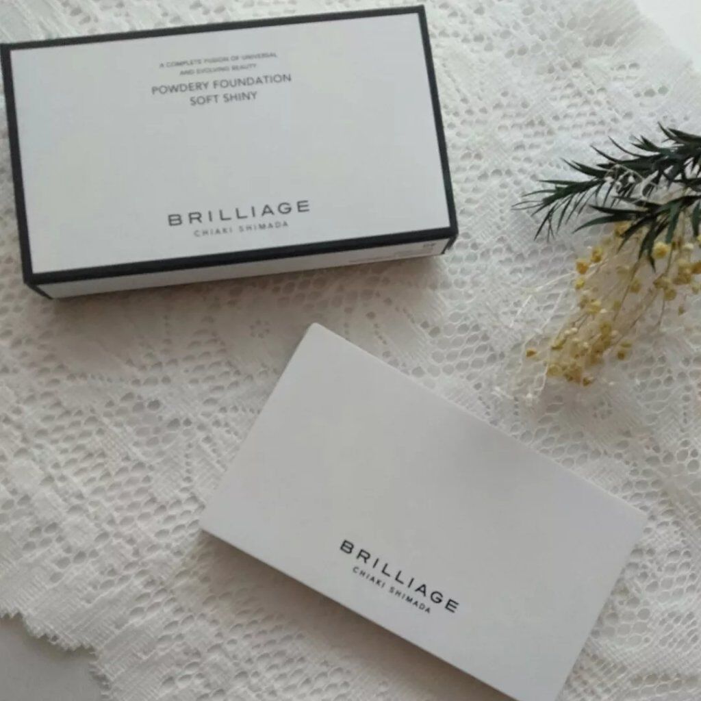 パウダリーファンデーション ソフトシャイニー/ブリリアージュ/パウダーファンデーションを使ったクチコミ（3枚目）