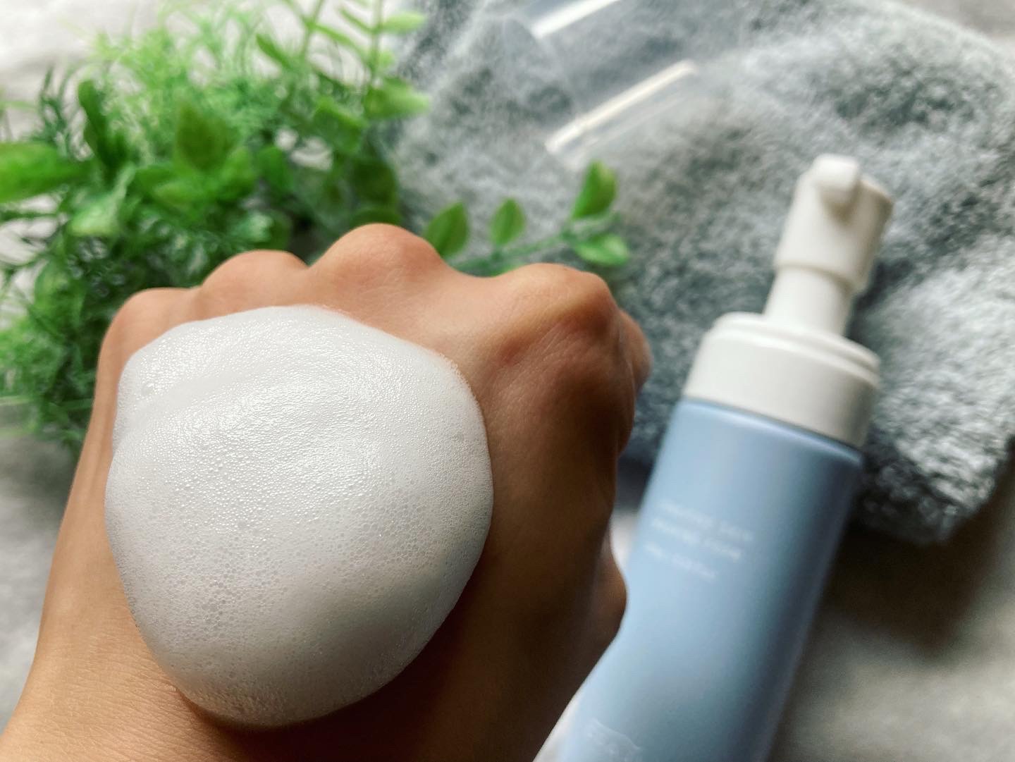 センシティブ スキン ウォッシングフォーム/OSAJI/泡洗顔を使ったクチコミ（3枚目）