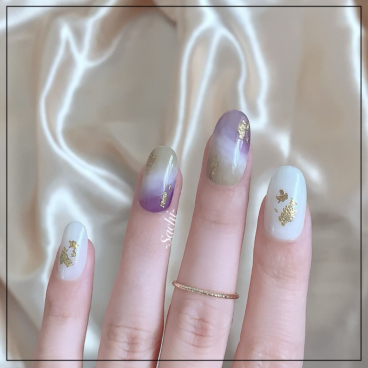 ムードペブルネイル/rom&nd/マニキュアを使ったクチコミ（3枚目）