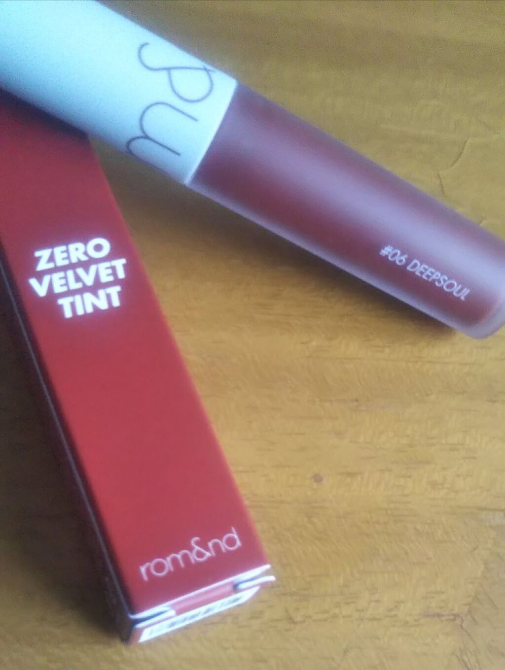 ゼロベルベットティント/rom&nd/リップティントを使ったクチコミ（1枚目）