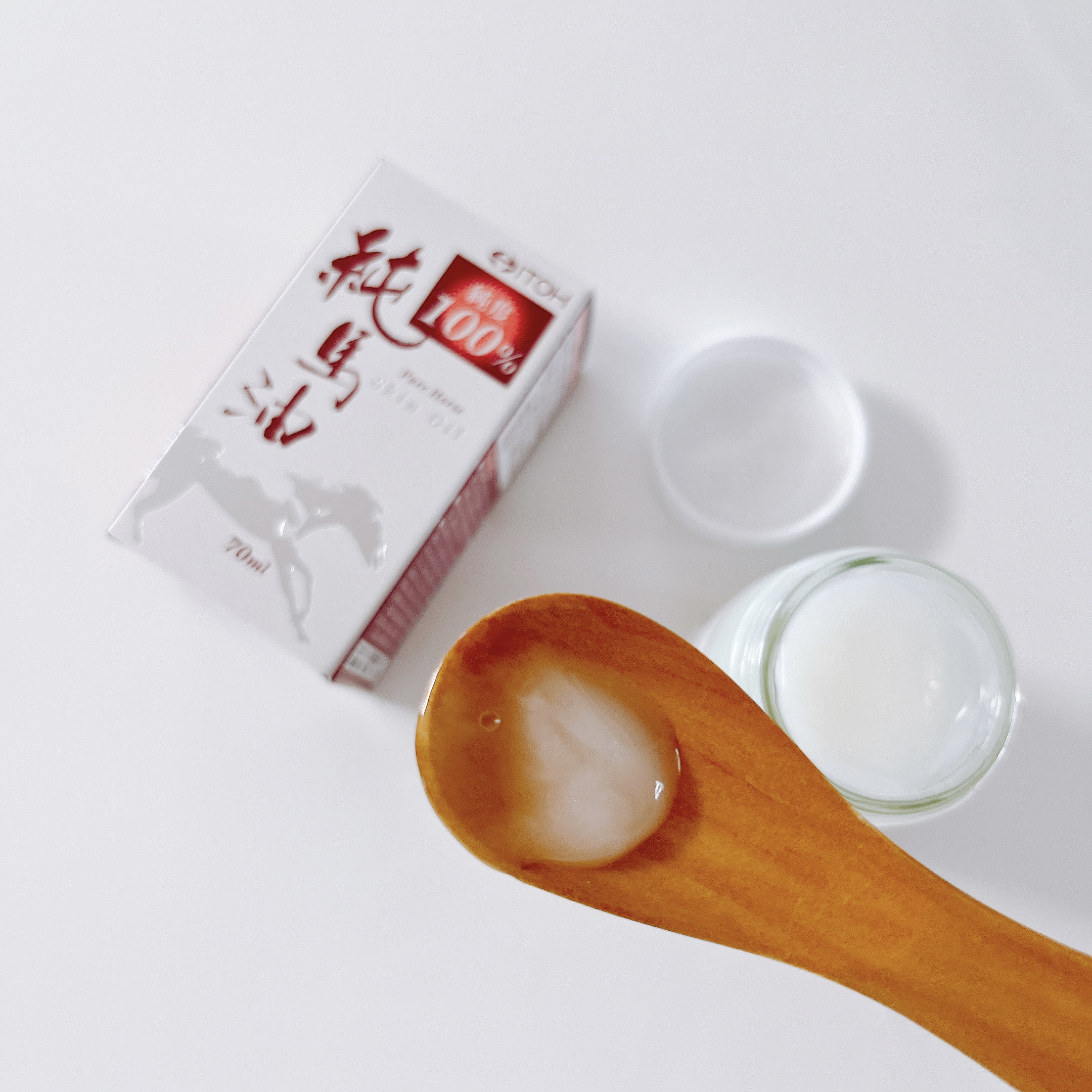 純馬油/井藤漢方製薬/フェイスオイルを使ったクチコミ（3枚目）