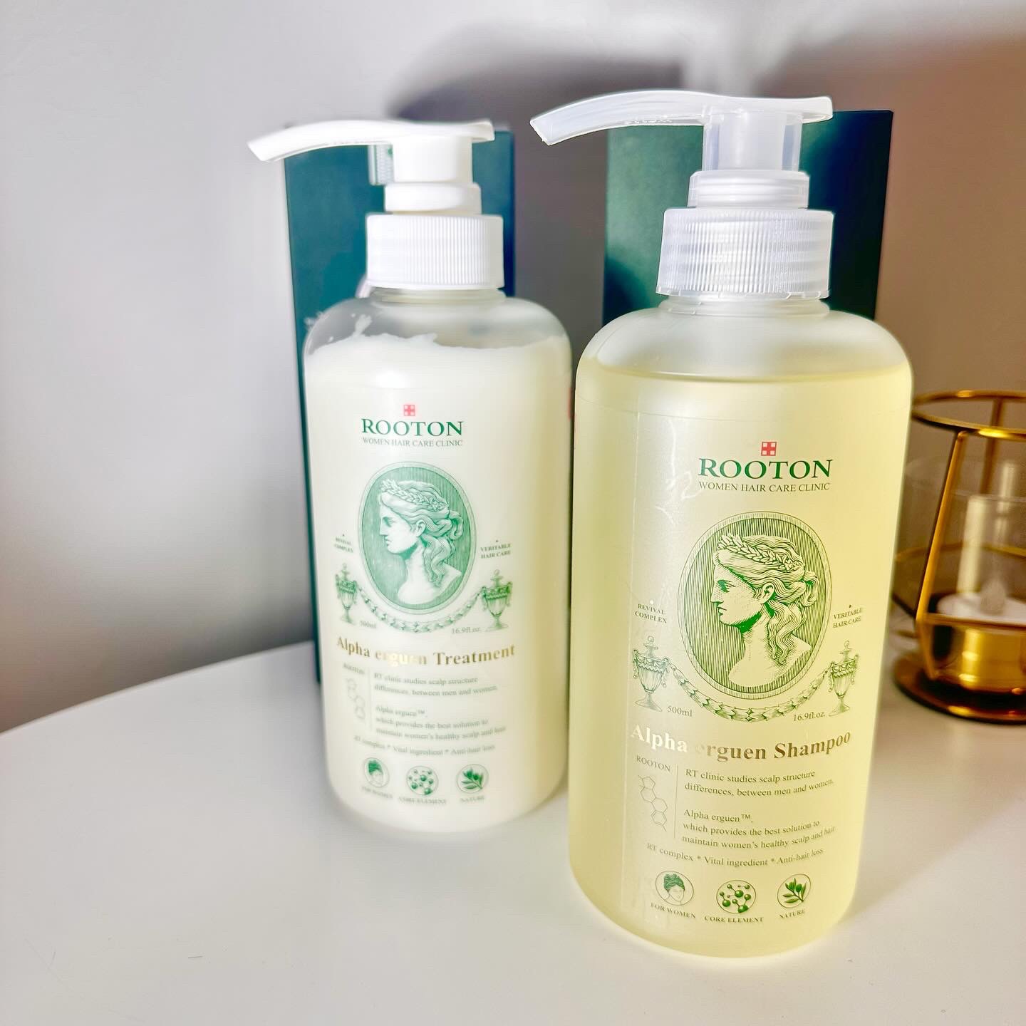 アルファエルゲンンシャンプー/トリートメント/ROOTON/市販シャンプーを使ったクチコミ（1枚目）