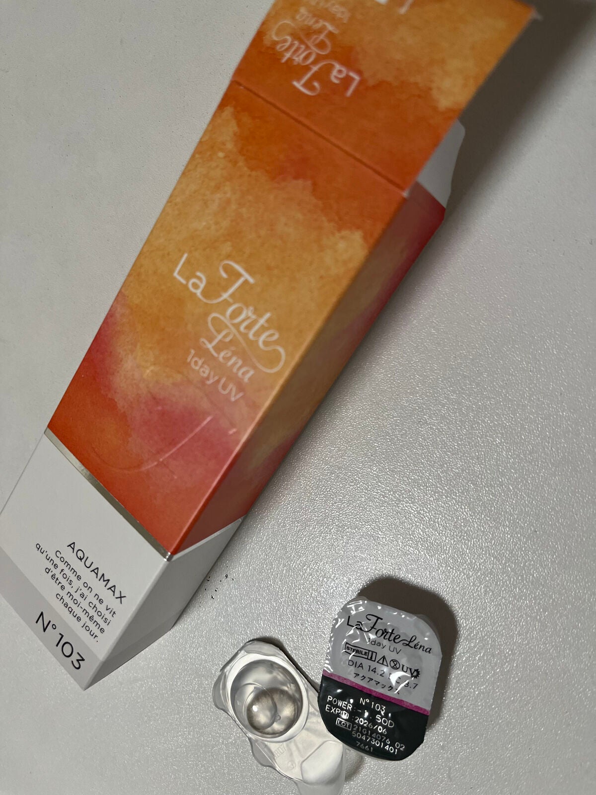 LaFORTE Lena 1day UV/LaFORTE/ワンデー(1DAY)カラコンを使ったクチコミ(1枚目)