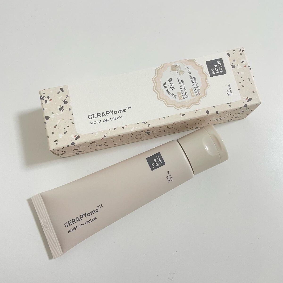 CERAPYome Moist On Cream/my skin solus/フェイスクリームを使ったクチコミ（1枚目）