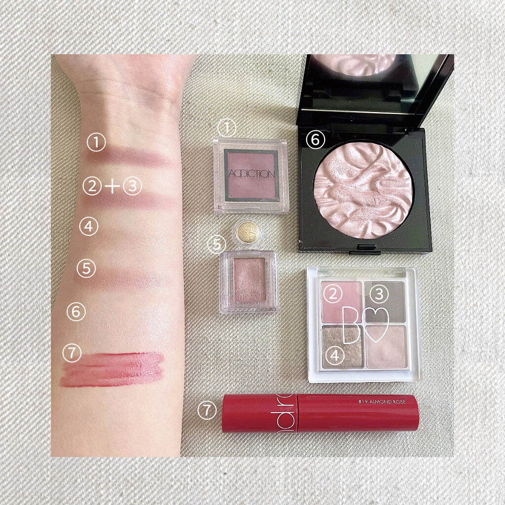 アディクション ザ アイシャドウ マット/ADDICTION/単色アイシャドウを使ったクチコミ（3枚目）