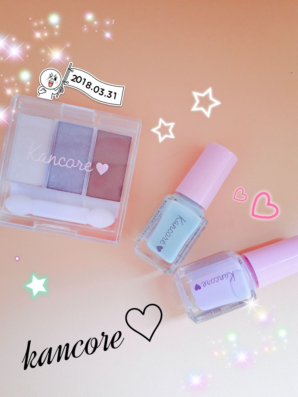 カンコレネイルカラー/DAISO/マニキュアを使ったクチコミ(1枚目)