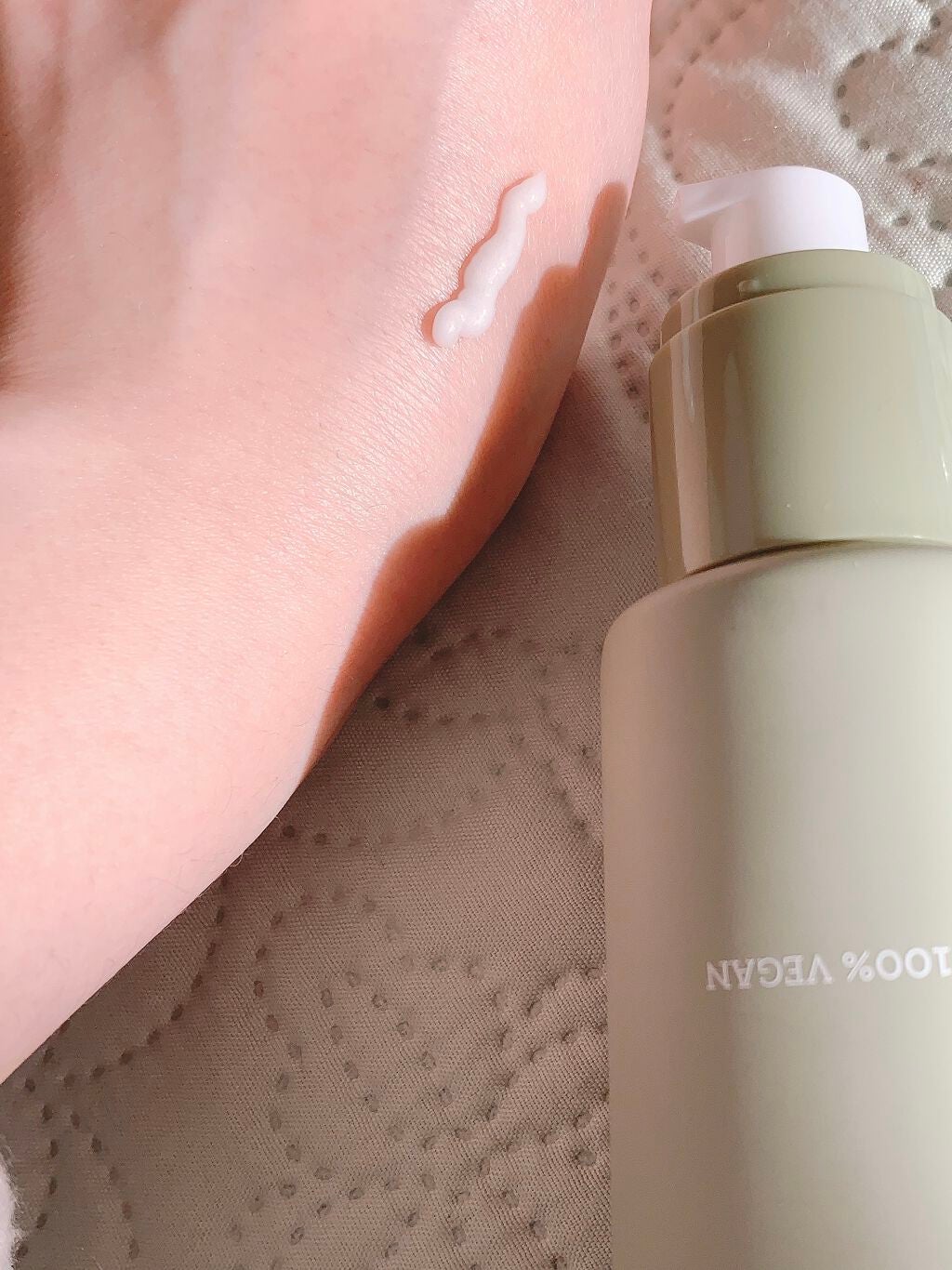 オリーブ&ババス ボタニカルボディセラム/Laline/ボディローションを使ったクチコミ(2枚目)