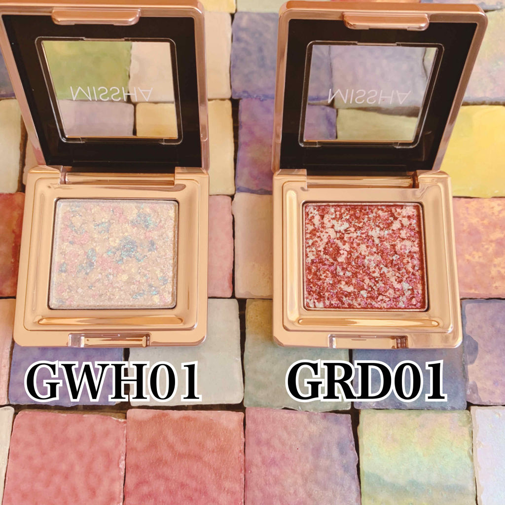 グリッタープリズム シャドウ/MISSHA/グリッターを使ったクチコミ（2枚目）