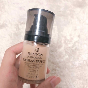 フォトレディ エアブラッシュ エフェクト メイクアップ/REVLON/リキッドファンデーションを使ったクチコミ（1枚目）