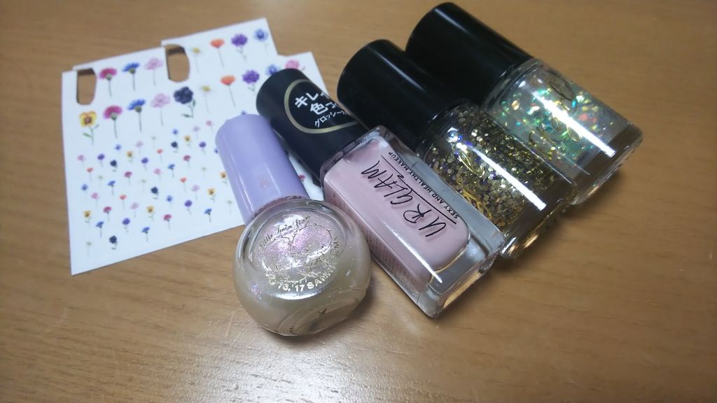 しずくネイルシール/キャンドゥ/ネイルシールを使ったクチコミ（2枚目）