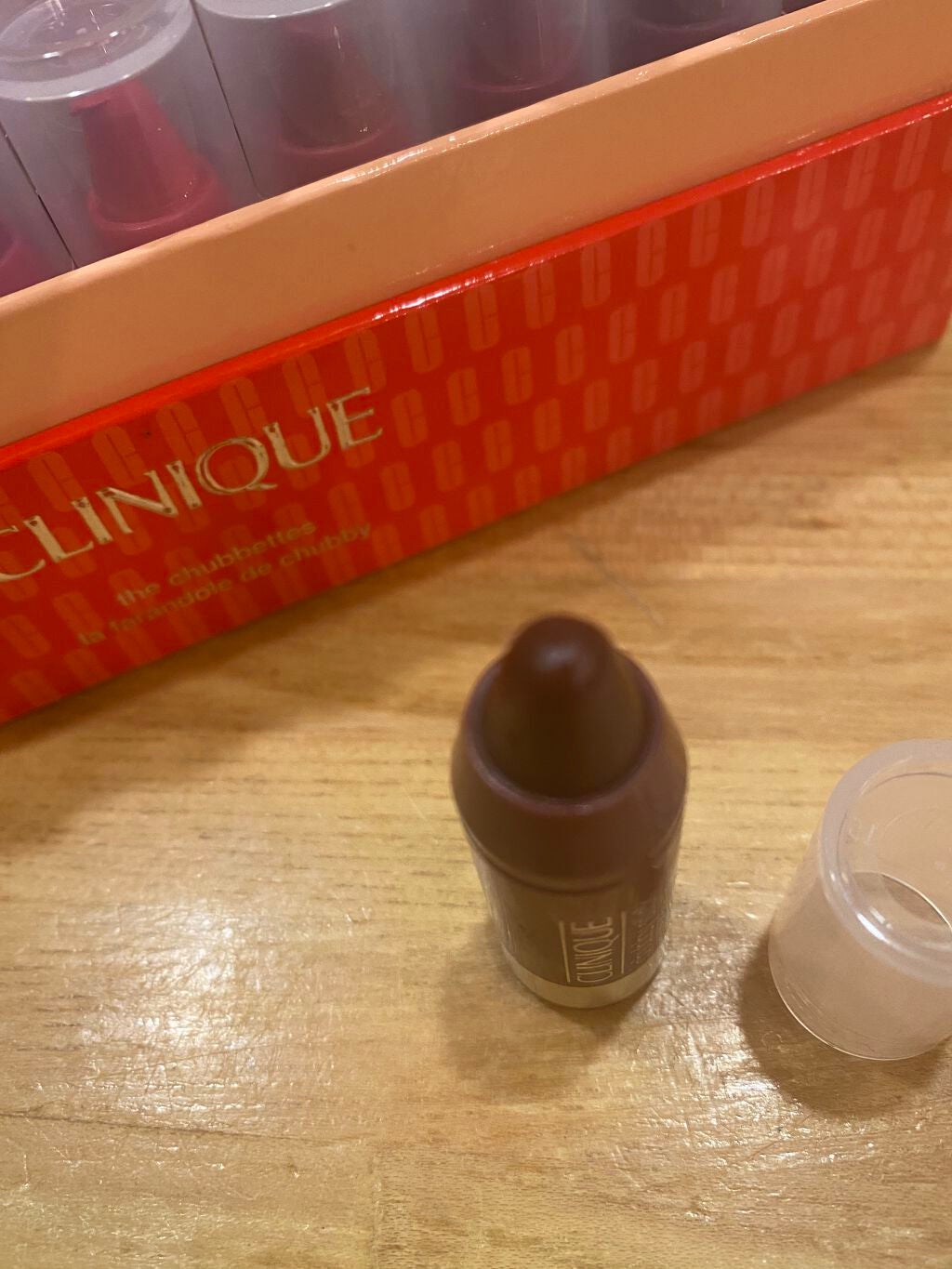 チャビー スティック モイスチャライジング リップ カラー バーム/CLINIQUE/口紅を使ったクチコミ(3枚目)