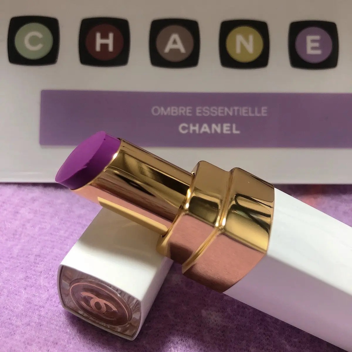 シャネル ルージュ ココ ボーム 764 チャーミング ライラック/CHANEL/口紅を使ったクチコミ（1枚目）