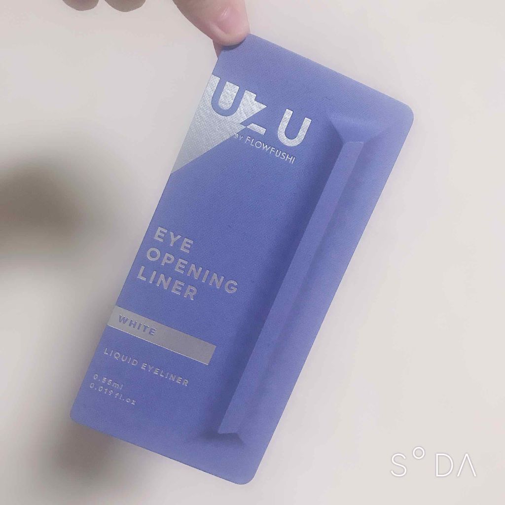 EYE OPENING LINER/UZU BY FLOWFUSHI/リキッドアイライナーを使ったクチコミ(1枚目)
