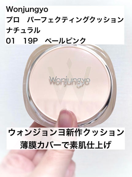 ウォンジョンヨ プロ パーフェクティングクッション ナチュラル/Wonjungyo/クッションファンデーションを使ったクチコミ(1枚目)