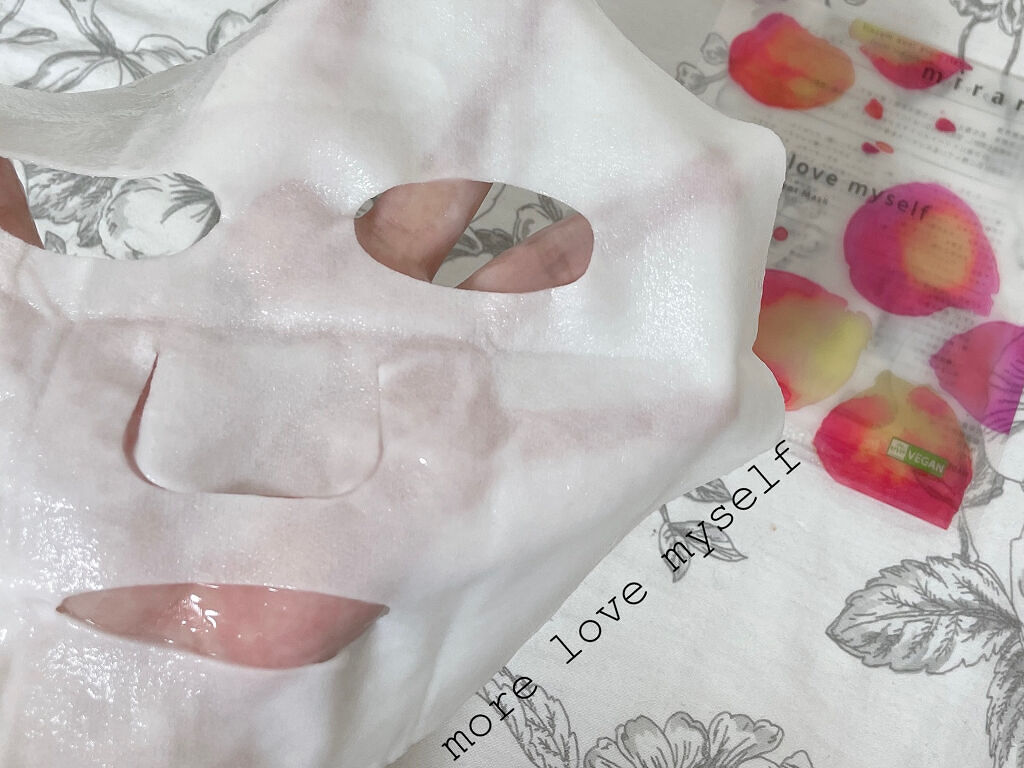 フェイシャルトリートメントマスク 06 more love myself/mirari/シートマスク・パックを使ったクチコミ（2枚目）