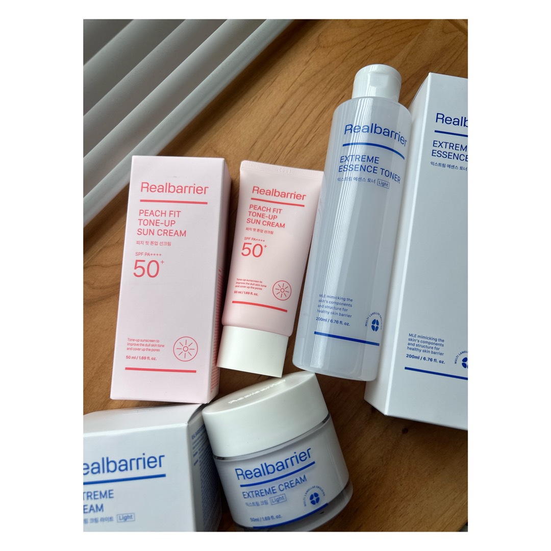 ピーチフィットトーンアップ日焼け止め/Real Barrier/日焼け止めクリームを使ったクチコミ（1枚目）