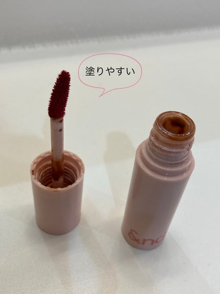 アンドバイロムアンド グラッシーボムティント/&nd by rom&nd/リップティントを使ったクチコミ(3枚目)