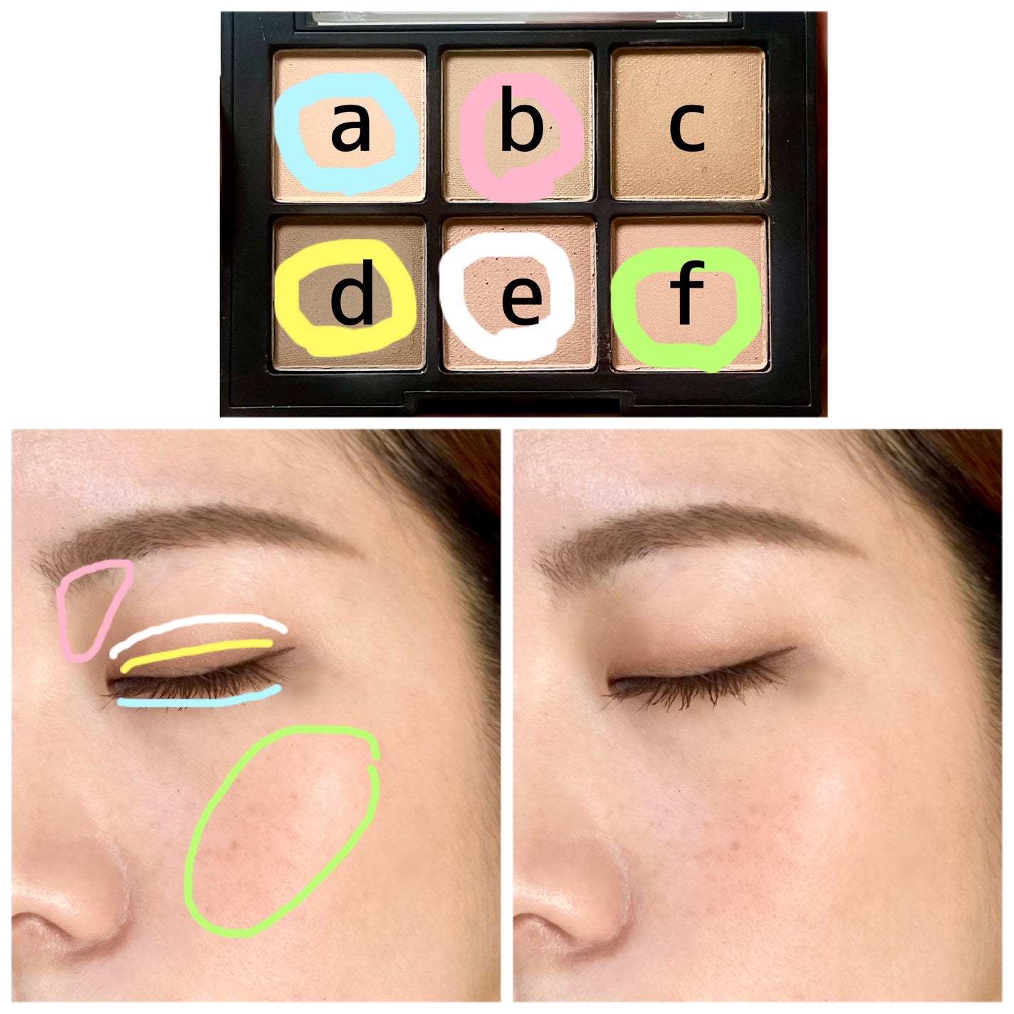 ブラーフィニシュシャドウパレット/Dinto/アイシャドウパレットを使ったクチコミ(4枚目)