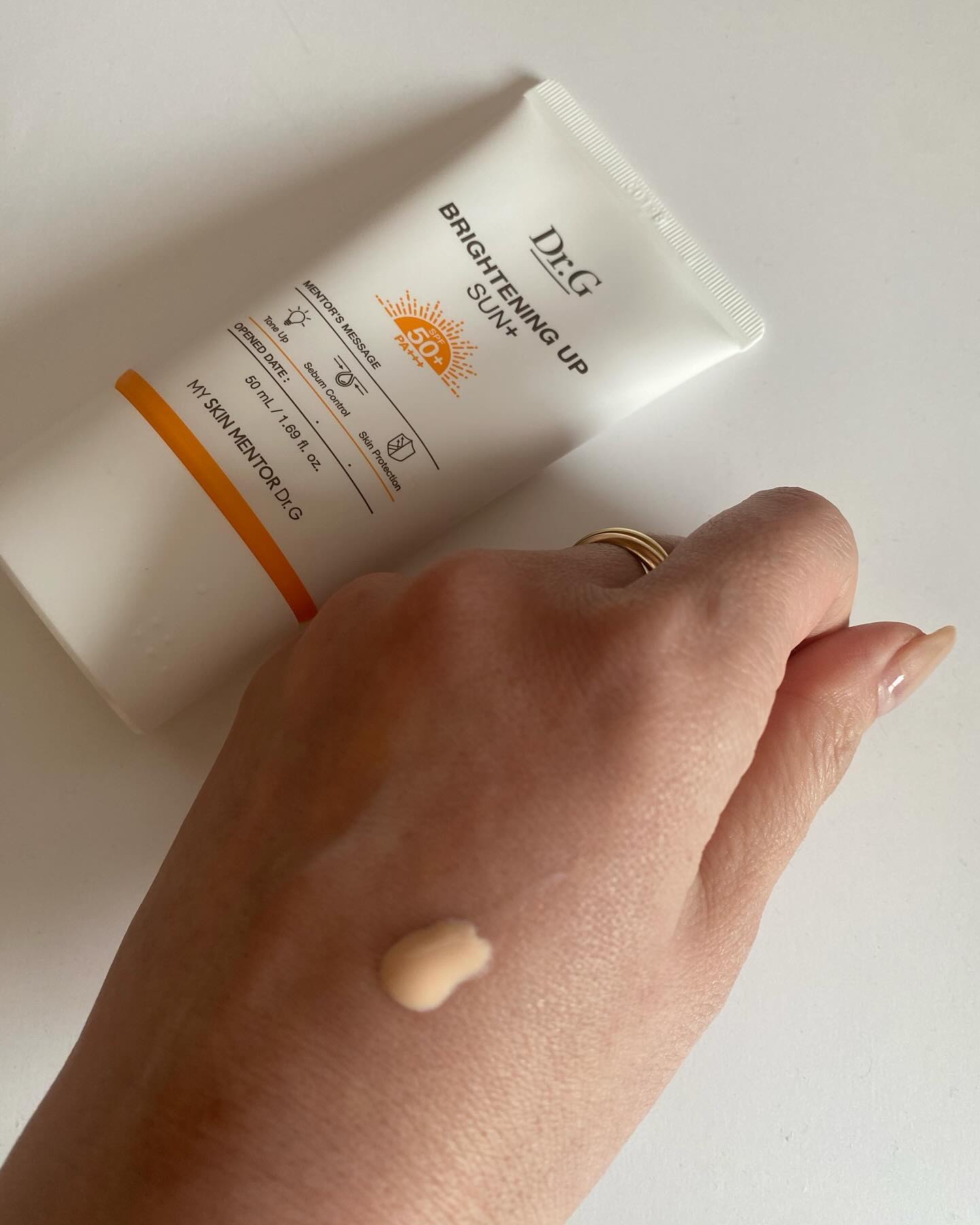 ブライトニングアップサンプラス/Dr.G/日焼け止めクリームを使ったクチコミ（3枚目）