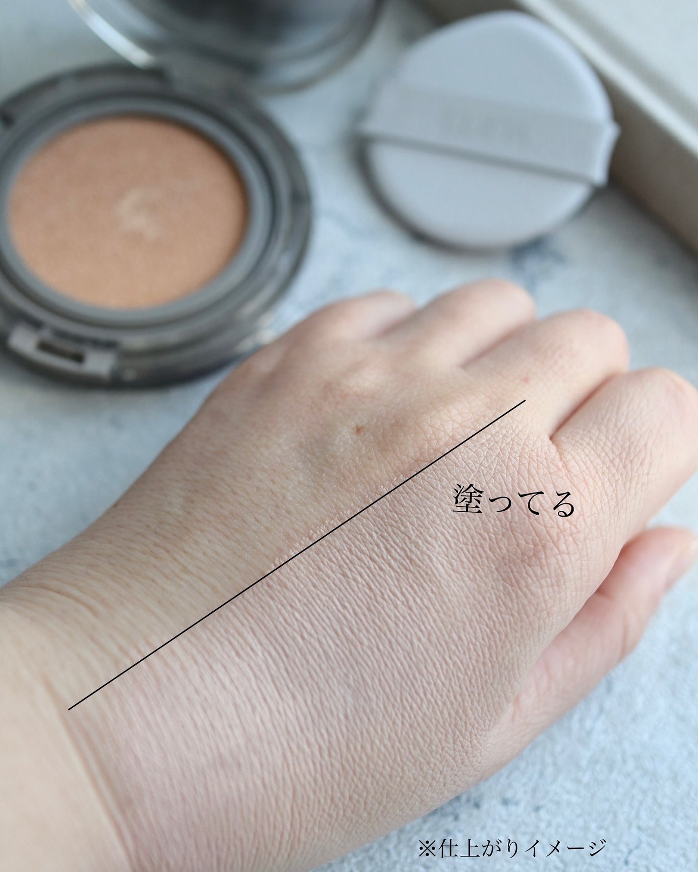 ブラーカバークッション/LUNA/クッションファンデーションを使ったクチコミ(6枚目)